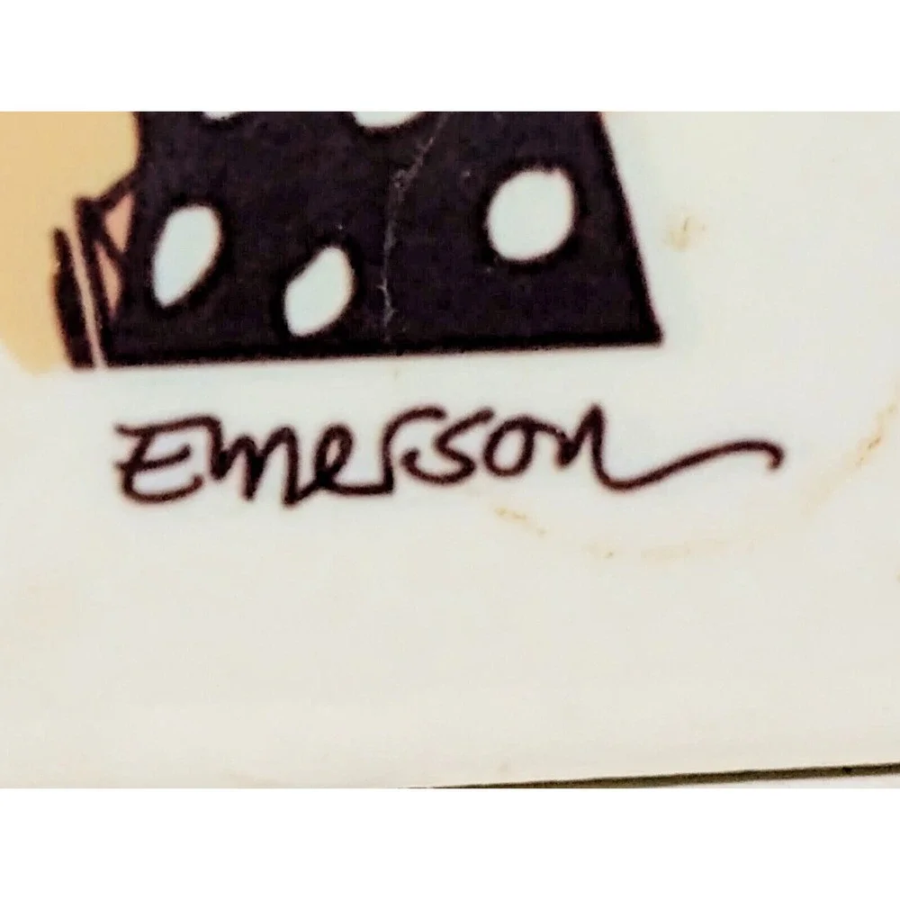 5 Vintage Thirstystone Funny jokes Cork Backed Coaster in Wooden Box USA - Picture 14 of 14